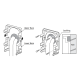 Rectorseal LineGate 5-5/8" AC Lineset Entry Point Cover 140 White