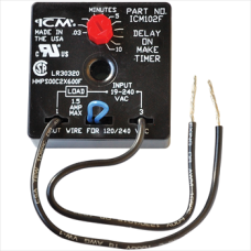 ICM Controls ICM102FB Delay On Make Relay (DOM) 6" Wire Leads