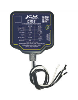ICM Controls ICM531 3-Phase Surge Protective Device, 480VAC (Delta) or 277/480VAC (Wye)