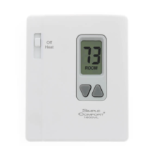 ICM Controls SC1600VL Non-Programmable SimpleComfort Heat Only Vertical Thermostat (w/o Fan Switch) - Single Stage