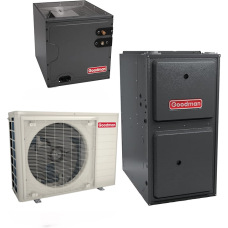 Goodman 2 Ton AC System, 97% 60k Btu Furnace, Modulating (SEER2 17.00, EER2 10.10)