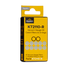 Appion KT2110-R Vacuum Gauge Oil Catch Filters - 10 Pack Plus 2 Fitting O-rings