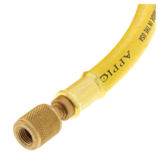 Appion MH380006AAY 3/8" MegaFlow High-Speed Recovery Hose, 6', 1/4" x 1/4" Flare (Yellow)