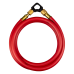 Appion MH380006EAR 3/8" MegaFlow High-Speed Dual-Purpose Hose, 6', 3/8" x 1/4" Flare (Red)