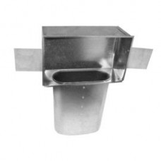Southwark 1101467 Duct Stackhead, Oval, Duct Size: 7"; Register Opening: 6" x 14"