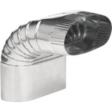 Southwark 1166 Duct Elbow, Vertical Oval, Shortway, 90 deg, 6 in, ASTM A653