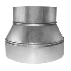 Southwark 581210-SW Duct Reducer, 3 Pieces, 12 in x 10 in, No Crimp, Silver