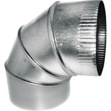 Southwark 90730 Duct Elbow, Adjustable, Round, 90 deg, 7 in, ASTM A653