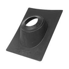 Diversitech 530-11911 Duct Flashing, Roof, 4 in, Galv Steel/Thermoplastic, Black