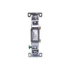 Diversitech 625-1301W Toggle Switch, 120 V, 15 A, 1 Poles, NEMA 5-15, 1/2 hp
