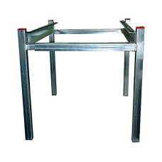 Goodman 004371-MS Duct Stand, Air Handler, 18 in HT, 22 in DP, Galv Steel