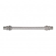 Dormont GC-30-3132-24 Connector, 1/2 in ID x 5/8 in OD x 24 in Lg, Stainless