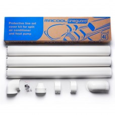 Mr. Cool LineGuard MLG450 4.5 in. 16-Piece Complete Line Set Cover Kit for Ductless Mini-Split or Central System