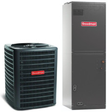 Goodman 5 Ton Heat Pump With Air Handler, 14.5 SEER2, 8.20 HSPF2