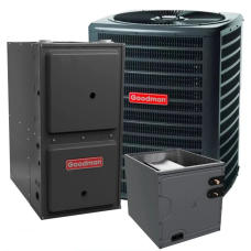 Goodman 3.5 Ton AC System, 92% 100k Btu Furnace, 15.2 SEER2