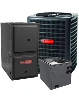 Goodman 3.5 Ton AC System, 92% 100k Btu Furnace, 15.2 SEER2