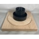 Spacepak AC-TRM-OF-UO Flush Mount Unfinished Oak Outlet Cover