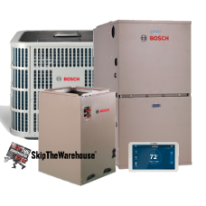 Bosch 17 SEER, 11.2 EER 3 Ton, 60k Btu Complete System
