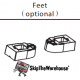 Spacepak 45AC-UTFT-2 Optional Floor Standard Supports (Pair)