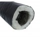 25 ft. R-8 Insulated Round Flexible Duct - Black Jacket