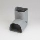 Fortress LCI92G 3-1/2" 90 Degree Gray Inside Vertical Elbow