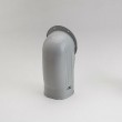Fortress LW92G 3-1/2" Gray Wall Inlet