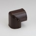 Fortress LCO92B 3-1/2" 90 Degree Brown Outside Vertical Elbow