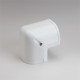 Fortress LCO92W 3-1/2" 90 Degree White Outside Vertical Elbow