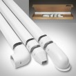 Fortress LDK122W 4-1/2" x 12' White Line Set Wall Duct Kit