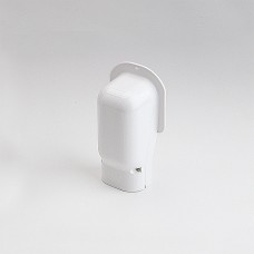 SlimDuct SW77W 2-3/4" White Wall Inlet 