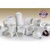 Fortress LDK122W 4-1/2" x 12' White Line Set Wall Duct Kit