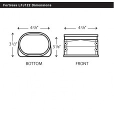 Fortress LFJ122I 4-1/2" Ivory Flexible Adaptor