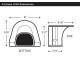 Fortress LP92G 3-1/2" Gray Soffit Inlet