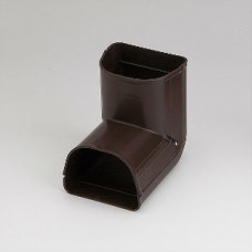 Fortress LCI92B 3-1/2" 90 Degree Brown Inside Vertical Elbow