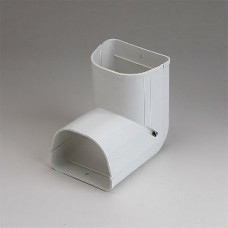 Fortress LCI92W 3-1/2" 90 Degree White Inside Vertical Elbow