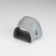 Fortress LDR12292G 4-1/2" x 3 1/2" Gray Reducer