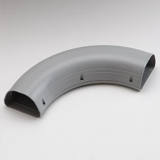 Fortress  LKS122G 4-1/2" 90 Degree Gray Long Sweep Elbow
