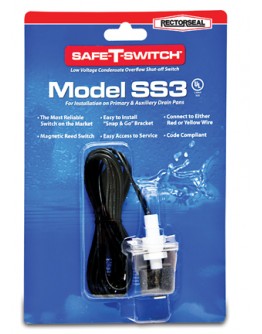 Safe-T-Switch - SS3 Primary or Auxiliary Drain Pan Switch