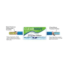 ClearWave - Easy Install Do-it-yourself Water Conditioner - No Plumbing Involved