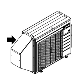 Daikin KPS063A41 Snow Hood - Intake Side Plate