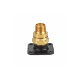 Flash Shield XR3TRM-8 Termination, Square Flange, 0.5 in, MNPT, Brass