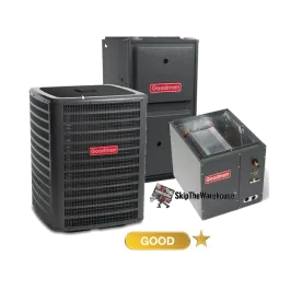 Goodman 2.5 Ton A/C 14.5 SEER with 96% 60k BTU Gas Furnace 