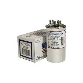 Goodman CAP050400440RTP Capacitor, Dual Run, 5/40 MFD, 440 V, 50/60 Hz, Round