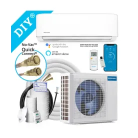 Mr. Cool DIY-12-HP-WM-115C25 Do-It-Yourself 500 sq. ft. Ductless Mini-Split