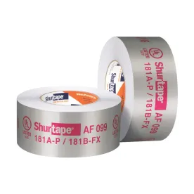 Shurtape AF 099 UL 181A-P/B-FX Listed/Printed Aluminum Foil Tape