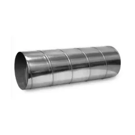 Southwark SP101026 Pipe, Spiral, 10 in, 10 ft LG, 26 gauge Wall THK, 10 in wg