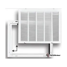 TRUaire 190RF20X12 20X12 Stamped Filter Grille Removable Face