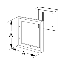 Unico UPC-62-4860 4-5 Ton Square Supply Adapter