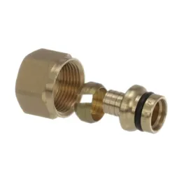 Viega 19009 Compression Adapter Bronze 1/2 Inch PEX x Manifold Fitting (sold in pairs Only)