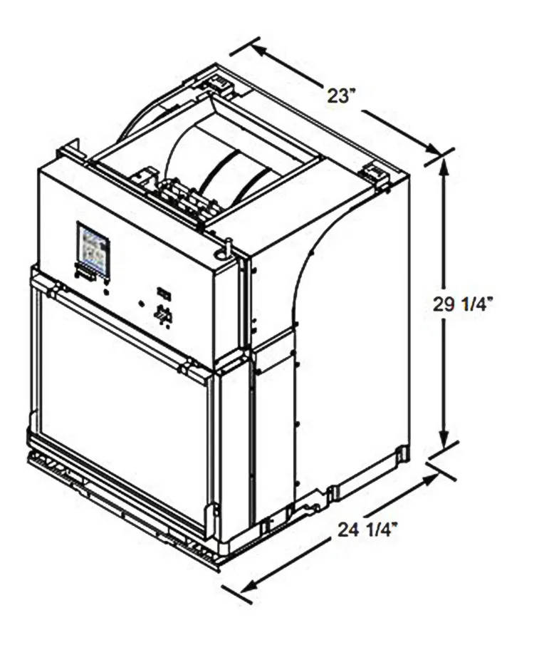 Picture R545b Islandaire EZVV09B7B1N27AA 9000 BTU VPTHP 277v 2.5kw R545B/R32